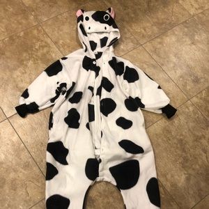 Small child’s cow costume